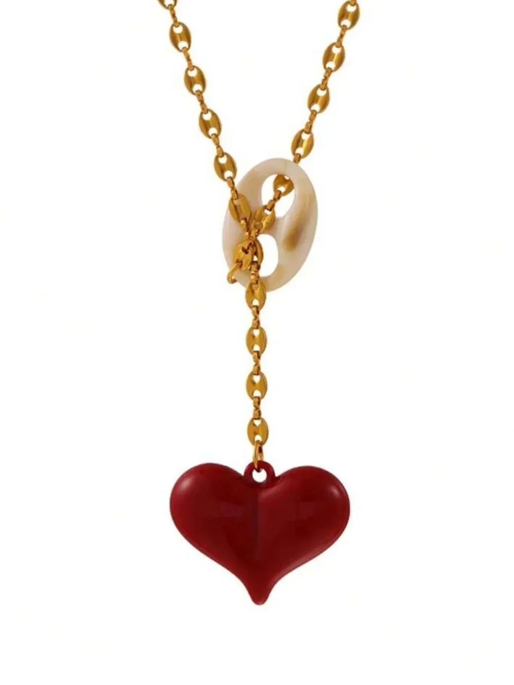 Boho heart necklace N2224